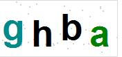 看不到验证码？点击重新换一个！