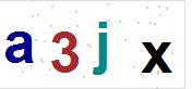 看不到验证码？点击重新换一个！