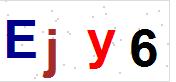 看不到验证码？点击重新换一个！